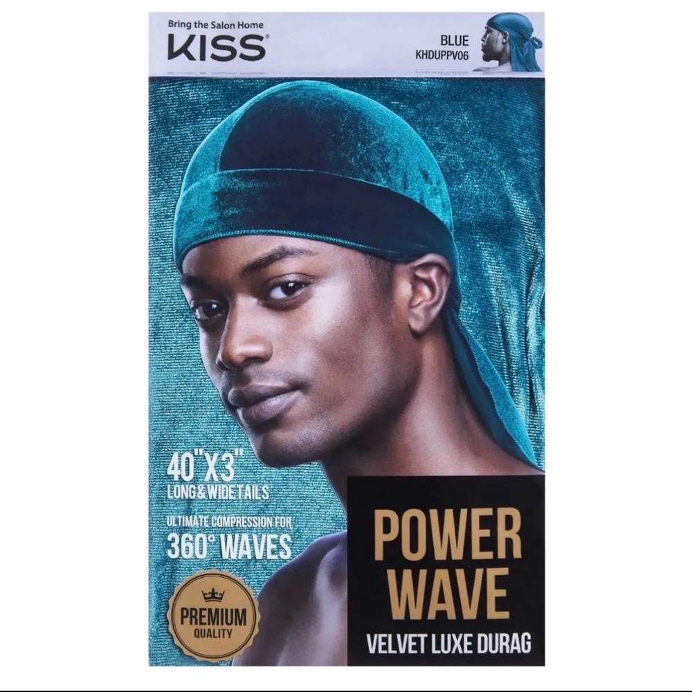 KISS Blue Velvet Luxe Durag